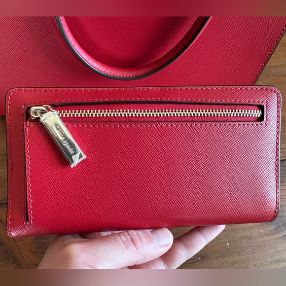 Kate Spade New York Madison Saffiano Leather Satchel & Matching Wallet Bundle - Picture 9 of 13